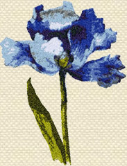 'Machine Embroidery Design 'Tulip'
